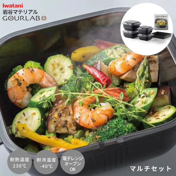 Iwatani（イワタニ） グルラボプラス マルチセット 電子レンジ調理
