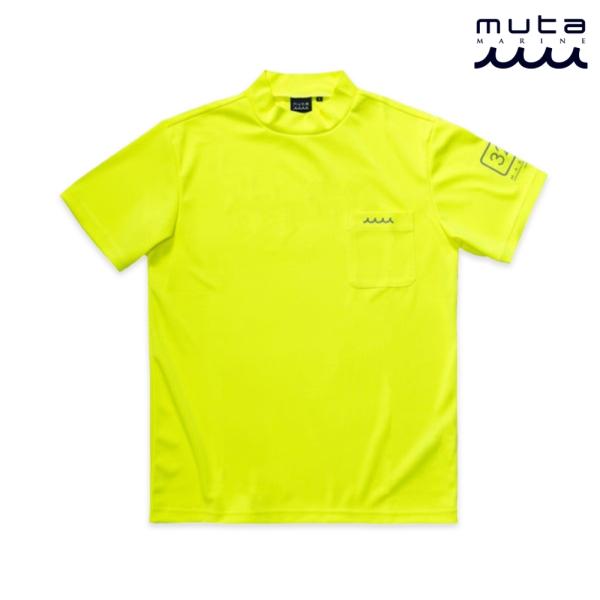 【新品未使用品】MUTA COOLMAX 半袖モックネック　Mサイズ muta（ムータ） muta MARINE マリン ゴルフ モックネック 半袖 COOLMAX