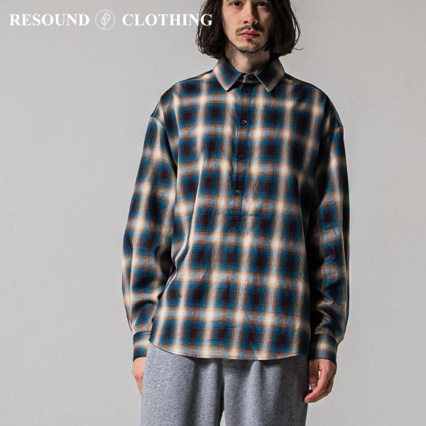 RESOUND CLOTHING（リサウンドクロージング） シャツ PULL JACK SHIRTS