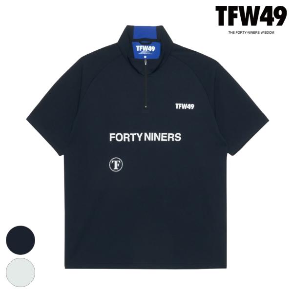 TFW49 ティーエフダブリュー HALF ZIP SS MOCKNECK T102520007 モック