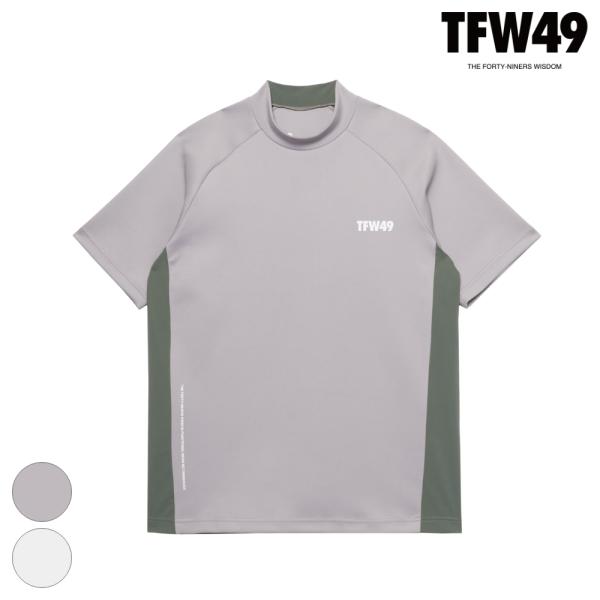 TFW49 ゴルフ モックネック メンズ 半袖 Tシャツ SIDE PANEL SHORT SLE
