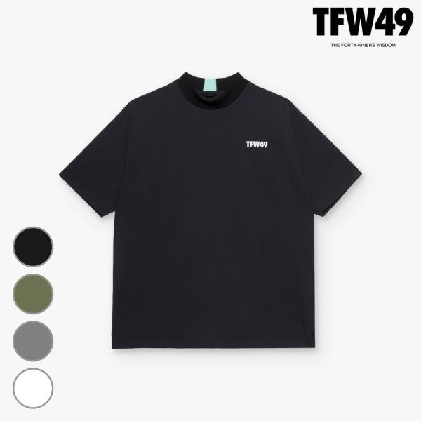 TFW49 ティーエフダブリュー HALF MOCKNECK TEE T102610051 モックネック ハーフモックネックTシャツ 半袖 メンズ ブラック カーキ グレー 2026ss ゴルフウェア