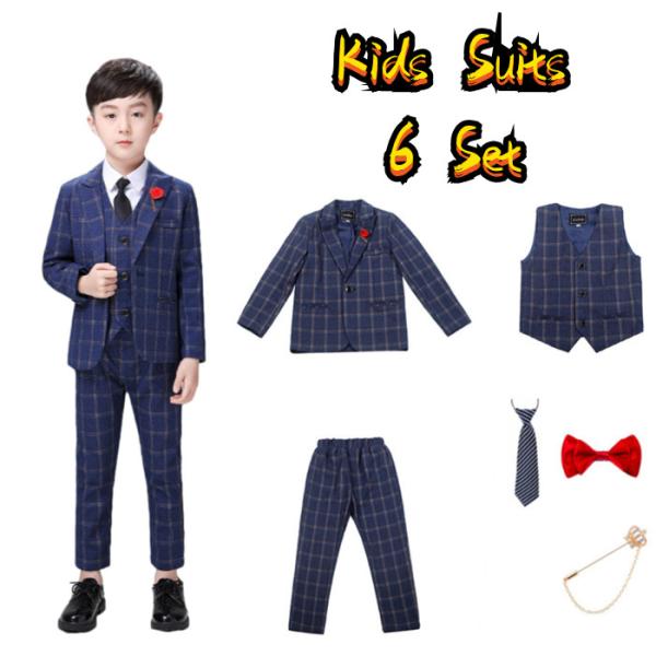 6点セット 子供服 子供 スーツ キッズ 男の子 フォーマル