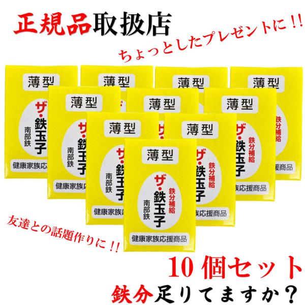 10個セット 鉄分補給 ザ・鉄玉子 薄型 TRAUM 説明書 付き