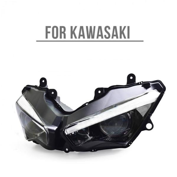 Kawasaki ZX-6R 19年以降 カスタムヘッドライト Full LED : 輸入 Kawasaki ZX-6R 19年以降 カスタムヘッドライト Full LED : 輸入