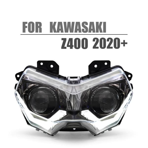 Kawasaki Z400 20年以降 カスタムヘッドライト Full LED : 輸入