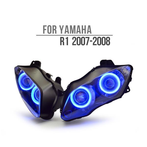 YAMAHA YZF-R1 07-08年 カスタムヘッドライトキット V1 :CY003:輸入