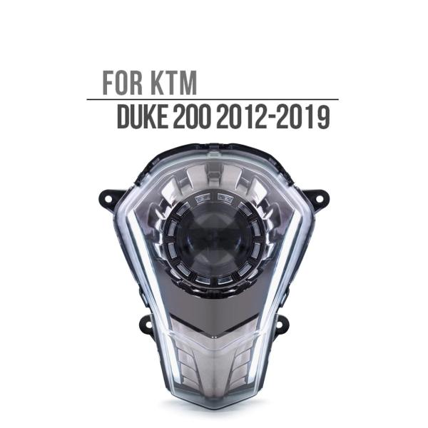 KTM Duke 200 12-19年 カスタムヘッドライトキット Full LED KTM Duke 200 12-19年 カスタムヘッドライトキット Full LED