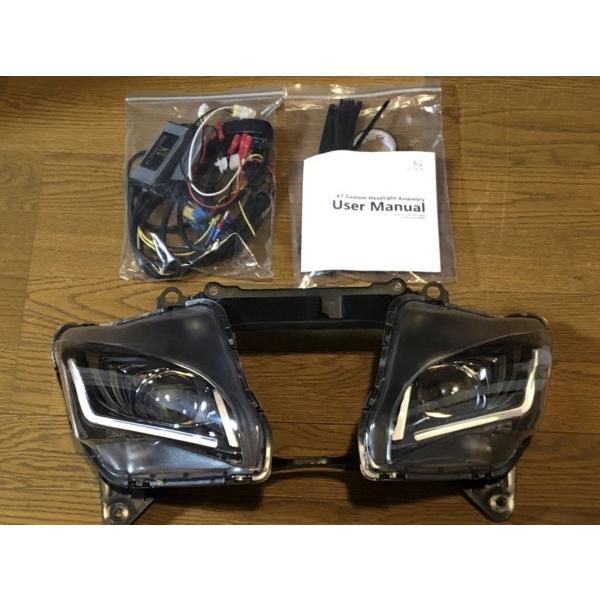 画像確認用 Kawasaki ZX-10R 08-10年 カスタムヘッドライトキット : 輸入