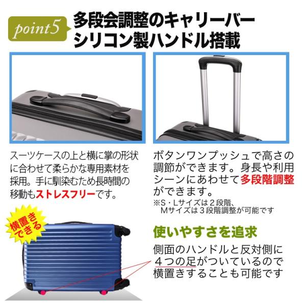 スーツケース キャリーバッグ キャリーケース