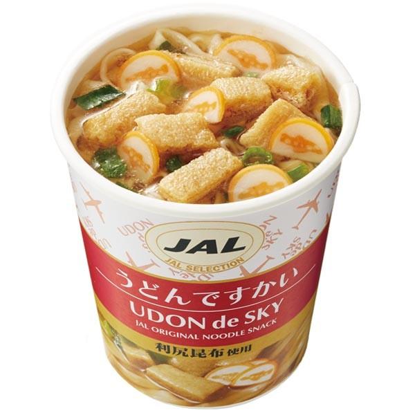 うどん出品です JALセレクション うどんですかい 即席カップめん 合成保存料・着色料不