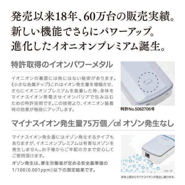 IONION PREMIUM イオニオンプレミアム 超小型マイナスイオン 発生器 超