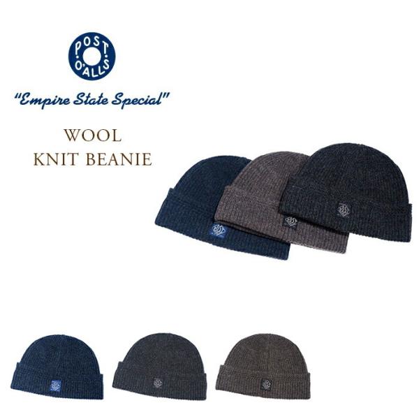POST OVERALLS(ポストオーバーオールズ）/#4102 WOOL KNIT BEANIE