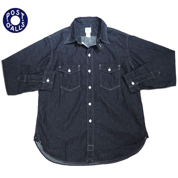 CUT #3216-FP1 ポストオーバーオールズ NAVY 2 The