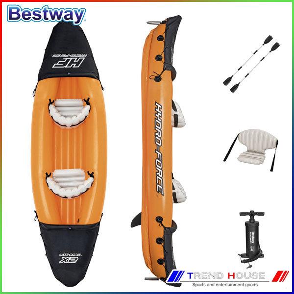 カヤック 2人乗り 321cm x 88cm ベストウェイ/hydro-force Lite-Rapid X2 Kayak BESTWAY カヤック 2人乗り 321cm x 88cm ベストウェイ/hydro-force Lite-Rapid X2 Kayak BESTWAY