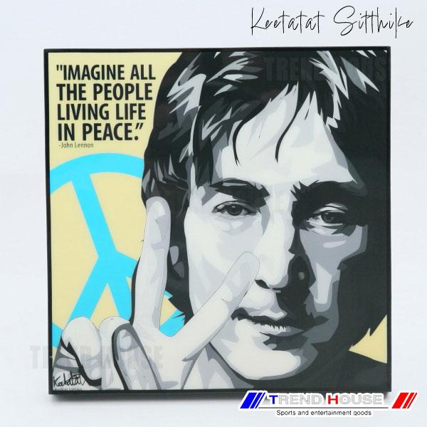 2枚で送料無料 ポップアートパネル ジョン レノン IMAGINE JOHN LENNON 