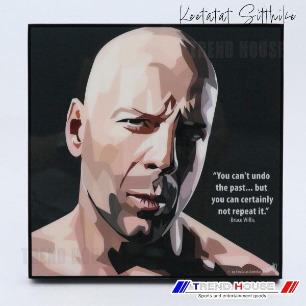 2枚で送料無料 ポップアートパネル ブルース ウィリス BRUCE WILLIS Keetatat Sitthiket キータタット シティケット インテリア雑貨