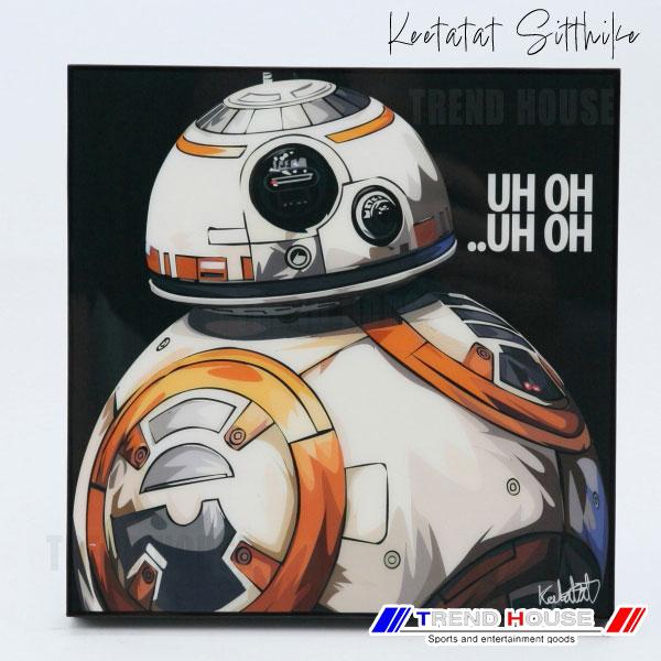 2枚で送料無料 ポップアートパネル スターウォーズ ビービーエイト BB8