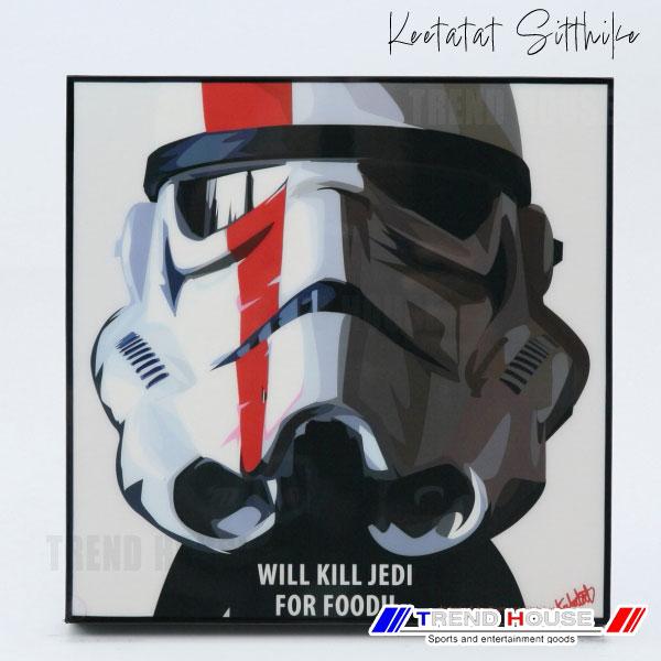 【ホワ・新品 No 268】 ポップアートパネル ストーム トルーパー 2枚で送料無料 ポップアートパネル スターウォーズ ストームトルーパー