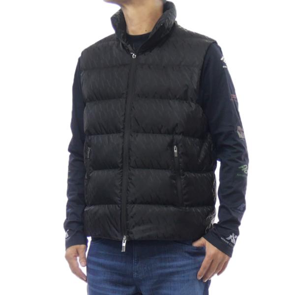 2025 秋冬新作！ ARMANI EXCHANGE A/X アルマーニエクスチェンジ ベスト メンズ ダウンベスト XM001581 AF16628 ブラック ARMANI EXCHANGE アルマーニ エクスチェンジ A/X メンズダウンベスト