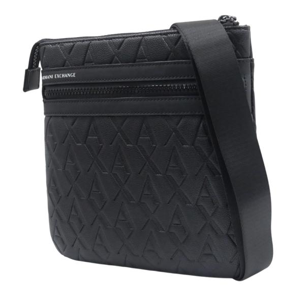 ARMANI EXCHANGE A/X アルマーニエクスチェンジ バッグ メンズ ショルダーバッグ XM000579 AF12133 ブラック 定番人気商品 ARMANI EXCHANGE アルマーニ エクスチェンジ A/X メンズショルダー