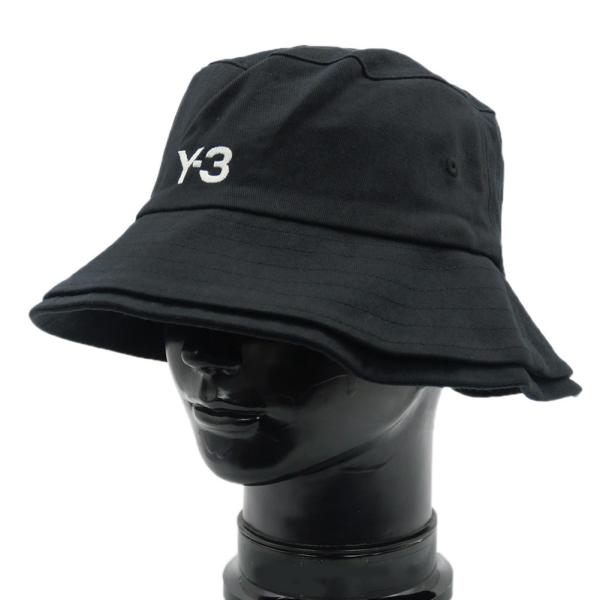 Y-3 ワイスリー バケットハット JN7192 / STRP B HAT ブラック ロゴ