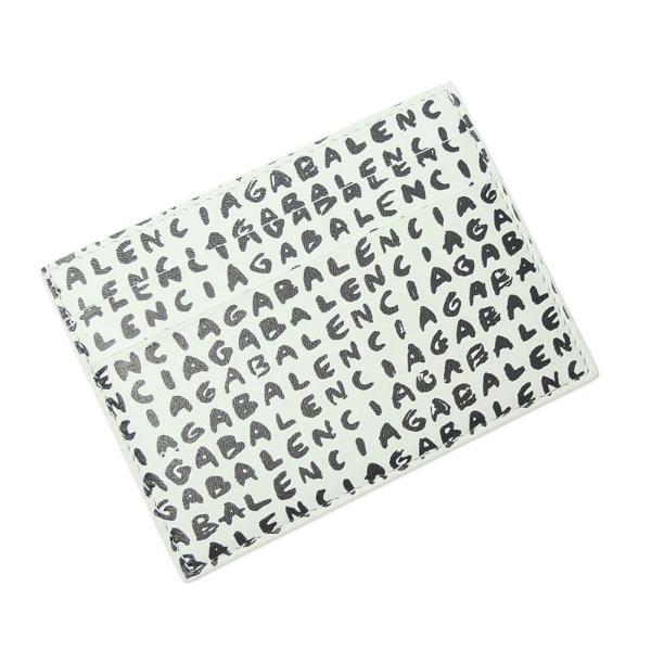BALENCIAGA �o�����V�A�K �����Y�J�[�h�P�[�X CASH CARD HOLDER / 594309 IWVG3 �z���C�g×�u���b�N ����