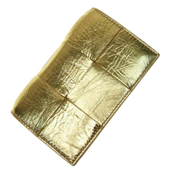 中古 ボッテガ ヴェネタ BOTTEGA VENETA 651393 P01958943N ユニセックス ケース ブラック /ゴールド金具 レザー ボッテガ・ヴェネタ BOTTEGA VENETA│中古ブランド品・高級時計・宝石