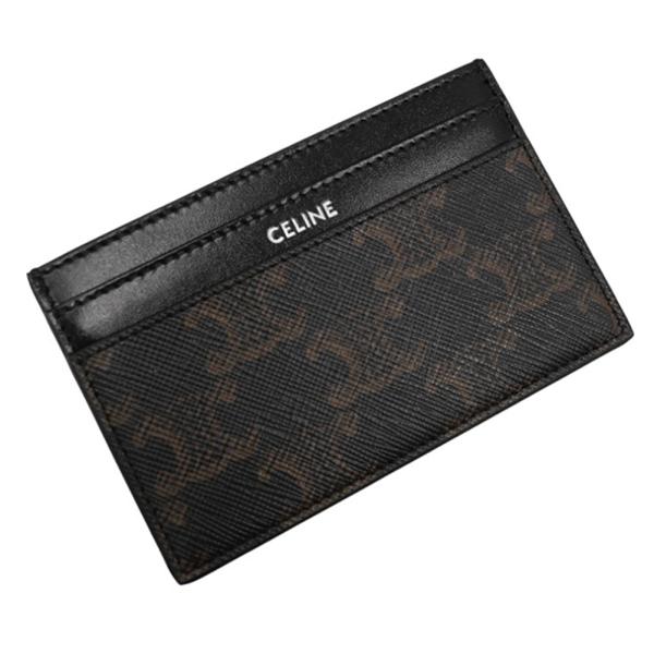 【最終値下げ】CELINE 名刺入れ カードケース ブラック メンズ CELINE セリーヌ/CELINE 名刺入れ メンズ カーフスキン カード