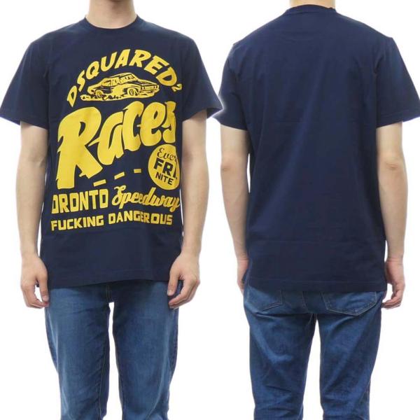 DSQUARED2（ディースクエアード） メンズクルーネックTシャツ