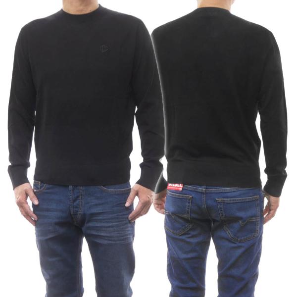 旧作お買い得セール！ DSQUARED2 ディースクエアード セーター メンズ クルーネック ニット S74HA1368 S18310 ブラック tre-style_d223fw117