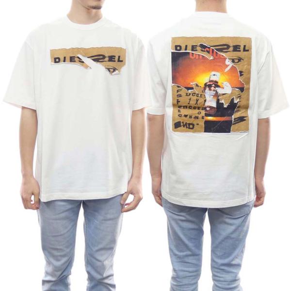 DIESEL（ディーゼル） メンズクルーネックTシャツ A08526 0JYYF / T