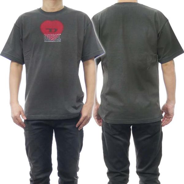 DIESEL ディーゼル メンズクルーネックTシャツ A13395 0AMDA / T