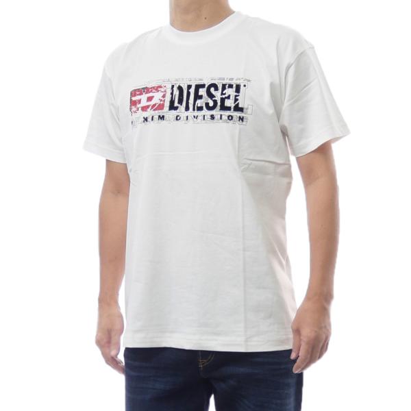 DIESEL ホワイト Tシャツ XXL ☆期間限定値下げ中☆ ディーゼル DIESEL Tシャツ （WHITE） -waja bazar - 海外ファッション