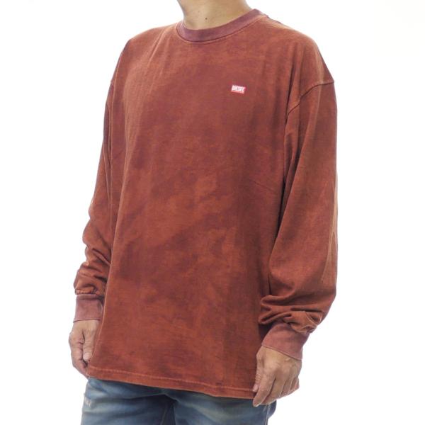 DIESEL（ディーゼル） メンズクルーネックロングTシャツ A18644 0AGBY