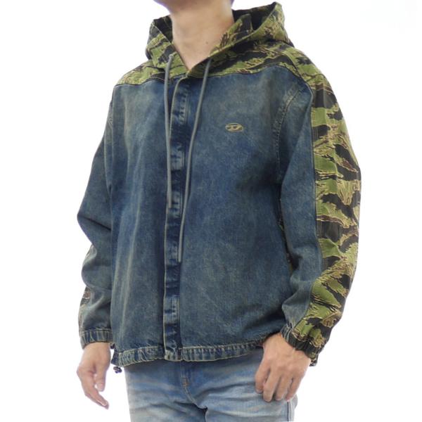 DIESEL（ディーゼル） メンズデニムジャケット A18285 0CMBY / D