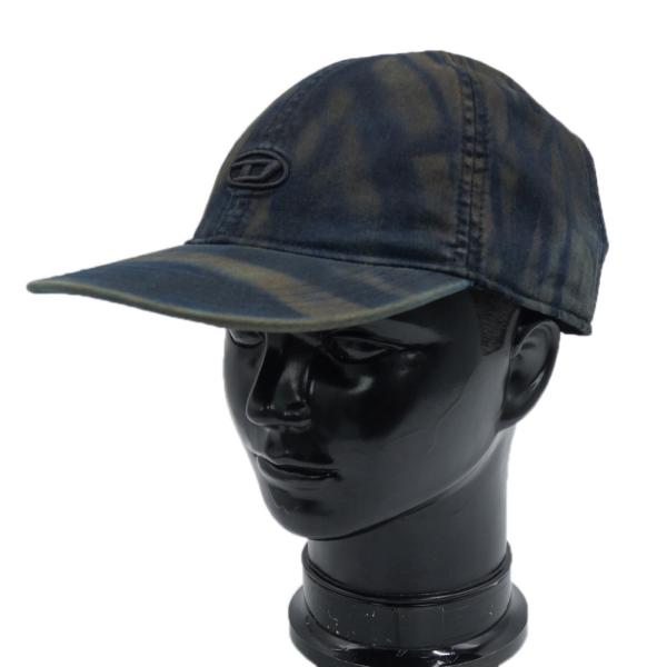 2025 秋冬新作！ DIESEL ディーゼル 帽子 メンズ レディース ユニセックス キャップ A19451 0LKCK / C-HUPA インディゴブルー DIESEL（ディーゼル） メンズ レディース キャップ A19451 0LKCK / C