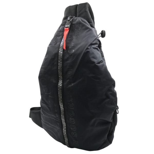 diesel ディーゼル レザー スリングバッグ ブラック C459 DIESEL(ディーゼル) /送料/関税込み D ロゴ スリングバッグ