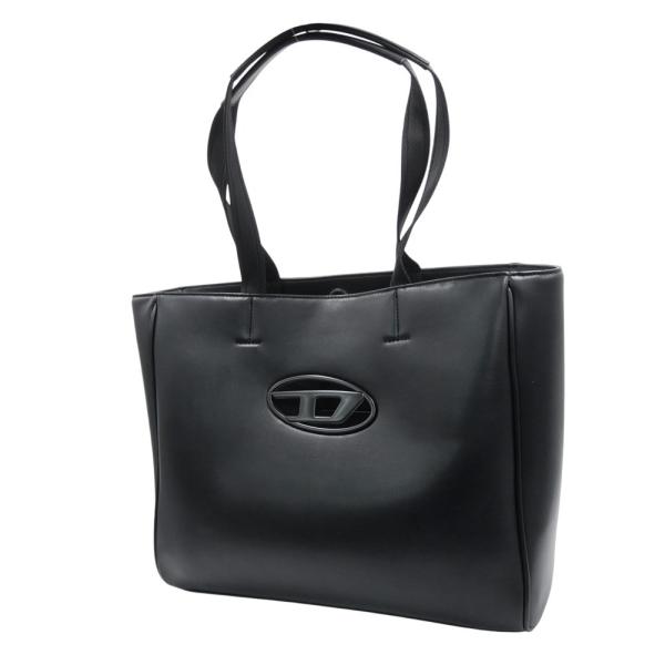DIESEL ディーゼル Holi-D Shopper トートバッグ ブラック Women's Holi-D-Tote bag in bonded technical fabric | Black