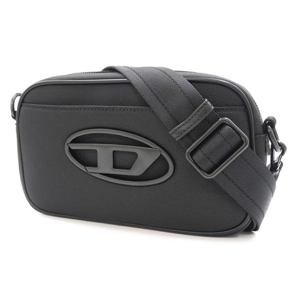 DIESEL ディーゼル メンズ ショルダーバッグ X10262 P8462 / HOLI-D CAMERA BAG 高機能 コーデュラ ブラック 2026秋冬新作 プレゼント 爆買