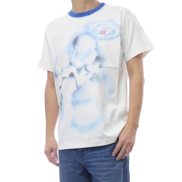 DIESEL（ディーゼル） メンズクルーネックTシャツ A20420 0PLAT / T