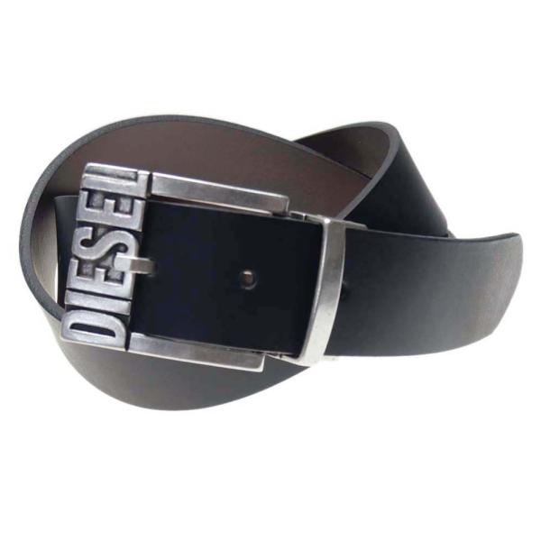 DIESEL リバーシブルレザーベルト DIESEL（ディーゼル） メンズ レディースリバーシブルレザーベルト