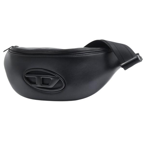 【極美品】　ディーゼル　HOLI D BELT BAG M　ボディバッグ　Dロゴ Women's Holi-D Belt Bag M in PU and neoprene | Black | Diesel