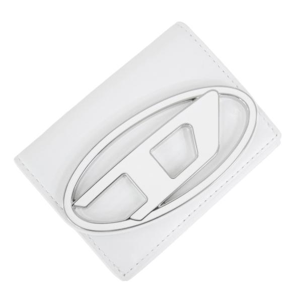 DIESEL ディーゼル レディース三つ折り財布（小銭入れ付き） X09887 PR818 / 1DR TRI FOLD COIN XS ホワイト