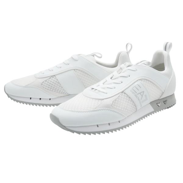 旧作お買い得セール！ EMPORIO ARMANI エンポリオアルマーニ EA7 メンズ スニーカー 靴 シューズ ローカット X8X027 XK050 ホワイト EMPORIO ARMANI エンポリオアルマーニ EA7 メンズローカットスニーカー