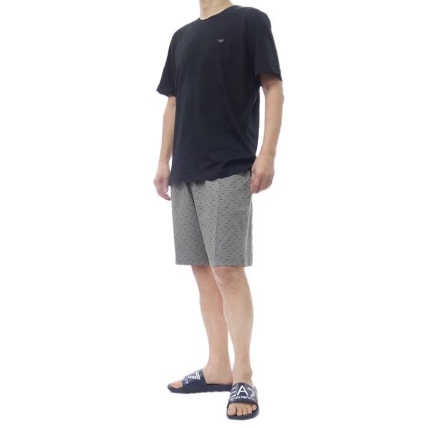 EMPORIO ARMANI UNDERWEAR エンポリオアルマーニ アンダーウェア メンズ パジャマ/ セットアップ EM000399 AF18885 ブラック×グレー