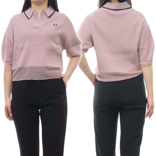 FRED PERRY フレッドペリー レディースニットポロシャツ K7138 FRED PERRY フレッドペリー レディースニットポロシャツ K7138