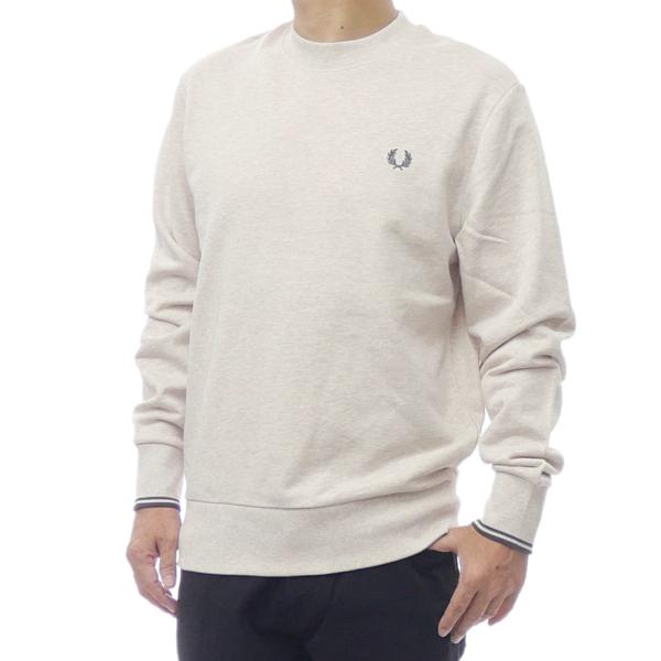 フレッドペリー ベージュ トレーナー FRED PERRY フレッドペリー メンズトレーナー M7535 / CREW NECK