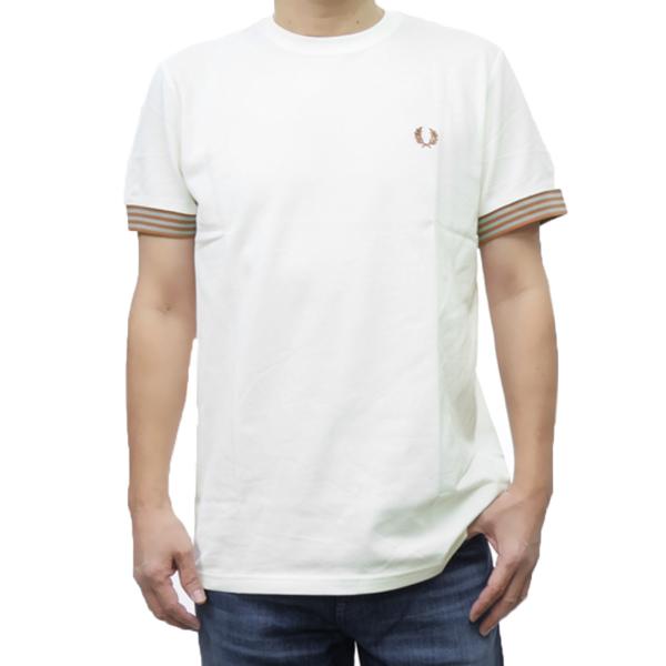 FRED PERRY フレッドペリー Tシャツ　メッシュトップス　ホワイト FRED PERRY フレッドペリー レーストップ Tシャツ カットソー