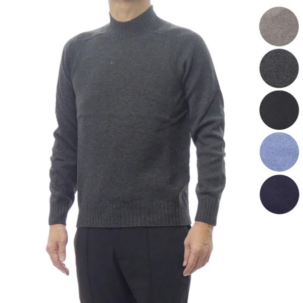 GRAN SASSO グランサッソ メンズ モックネック ニット セーター 24171 25024 / LUPO M/L ジーロンラム ウール ミドルゲージ ハイネック イタリア製 爆買